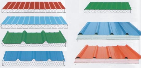 Крыши из каркасных сэндвич-панелей